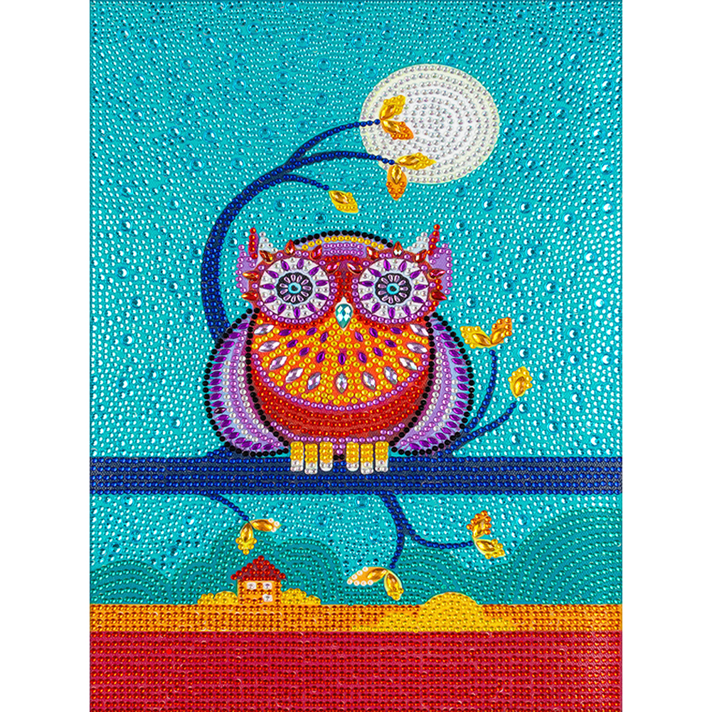 

Owl - Crystal Special Shaped Diamond Painting - 30*40CM, 501 Original