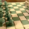 Roll-Up Forest Chess Set - Log