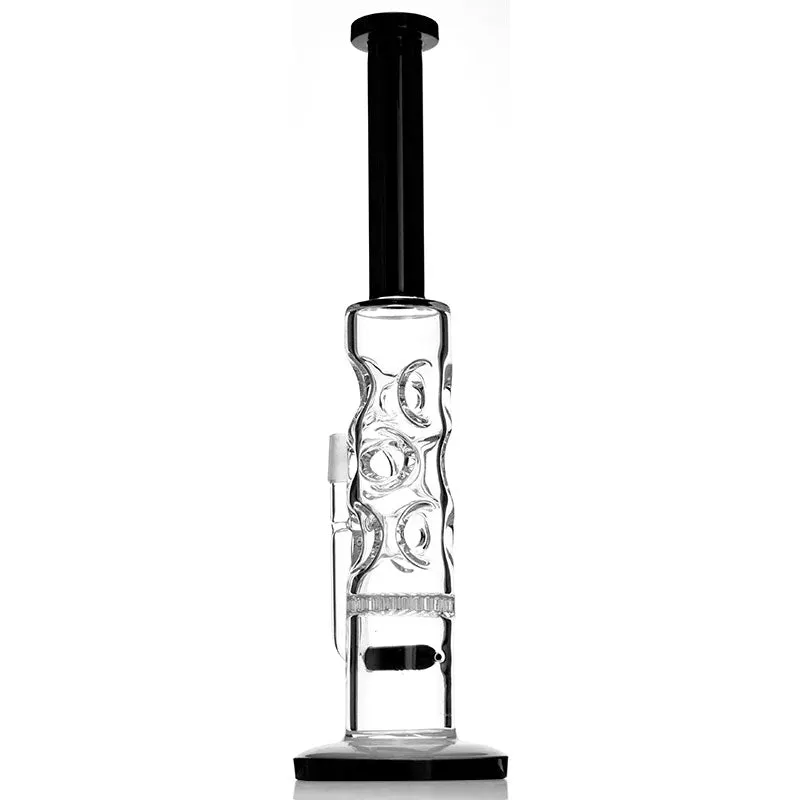 10"  Fab Egg Bong With Honeycomb PERC- Black Color