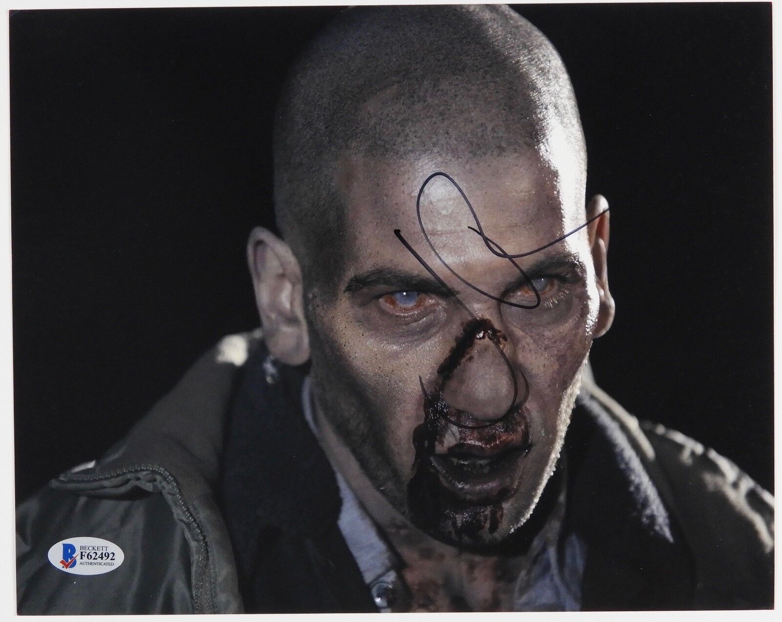 Jon Bernthal Shane Walking Dead Autograph Signed Photo Poster painting Beckett 8 x 10