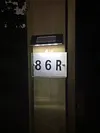 LED Solar House Number Light Digital Address Indication Doorplate Light