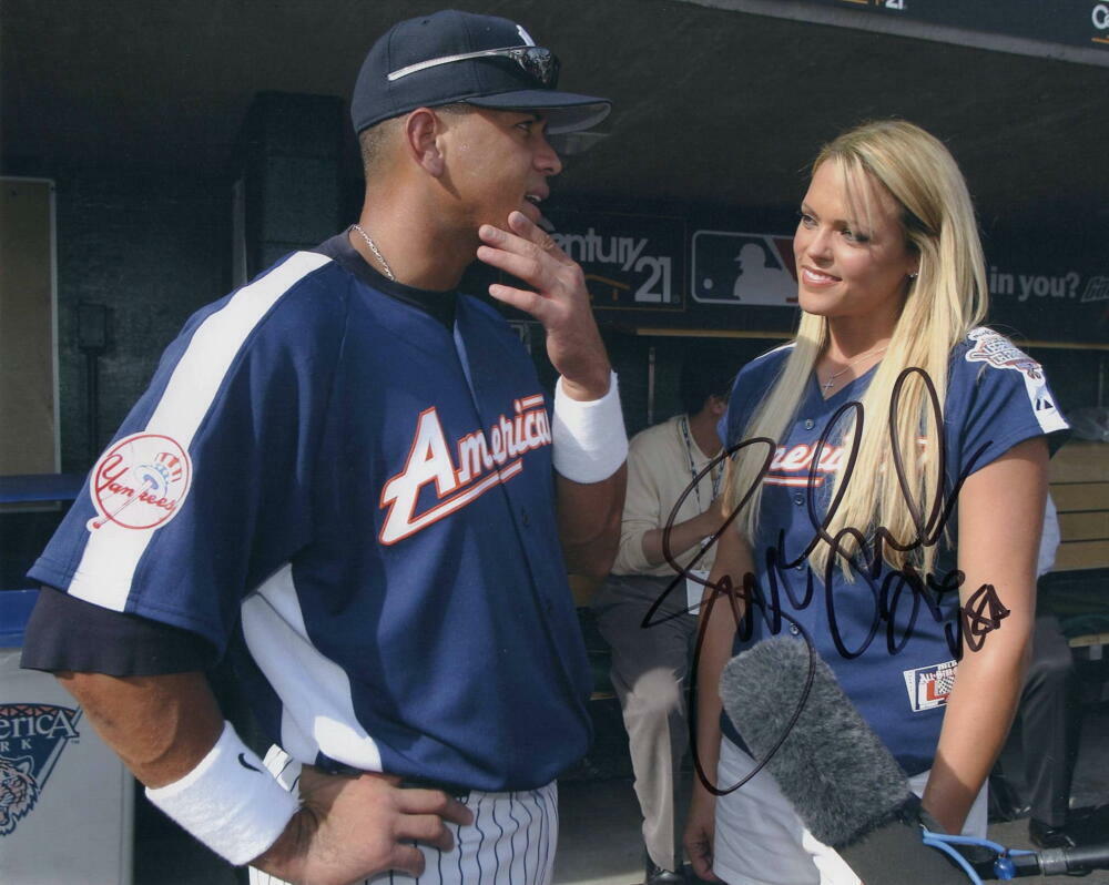 JENNIE FINCH SIGNED AUTOGRAPH 8X10 Photo Poster painting - SEXY SOFTBALL GOLD MEDALIST, ARIZONA