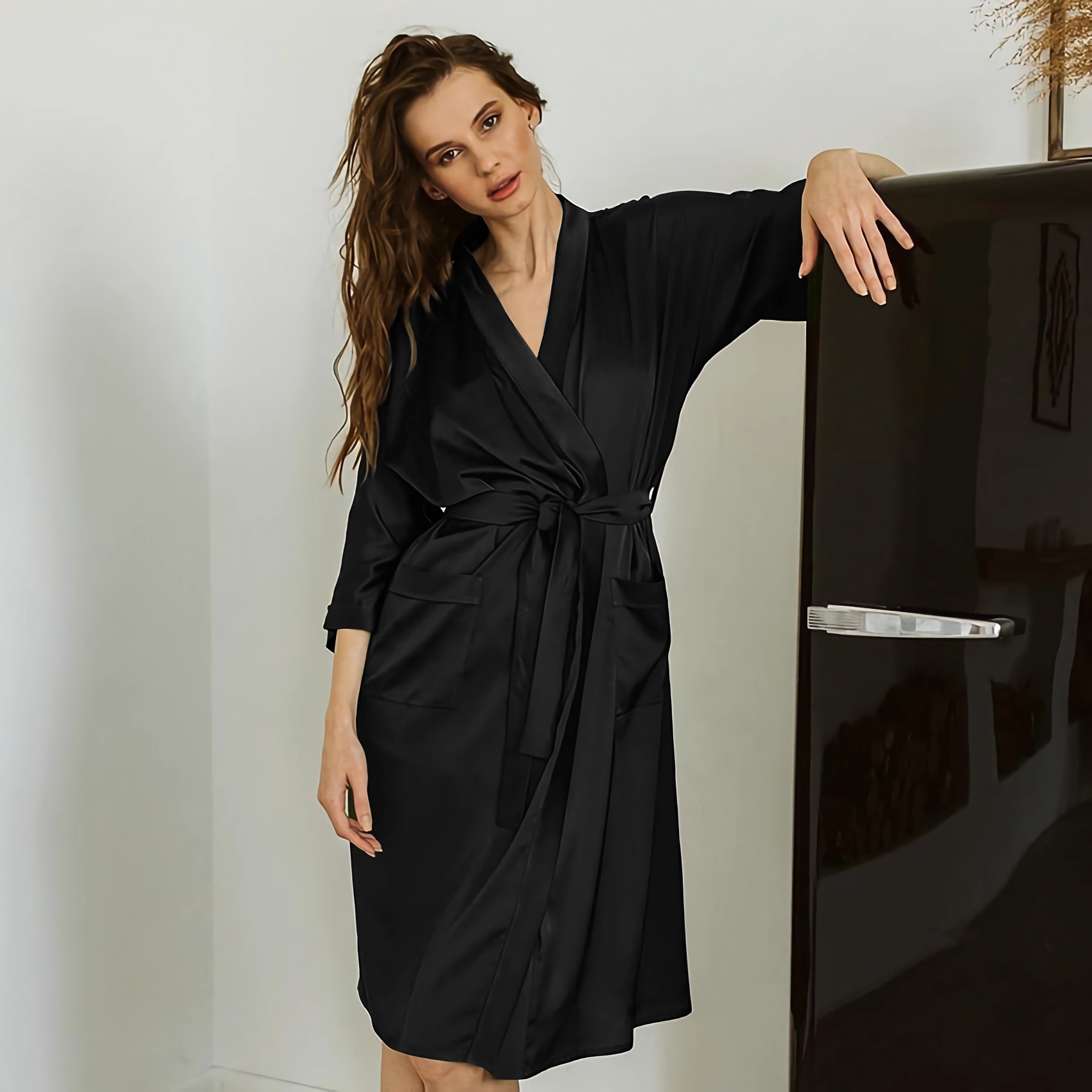 22 Momme Ideal Elegant Women's Silk Robe REAL SILK LIFE