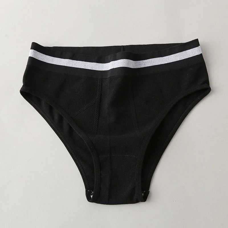 High-Rise Panties For Woman Seamless Sport Briefs Women's Underwear Female Panties Underpants Ladies Intimates New BANNIROU