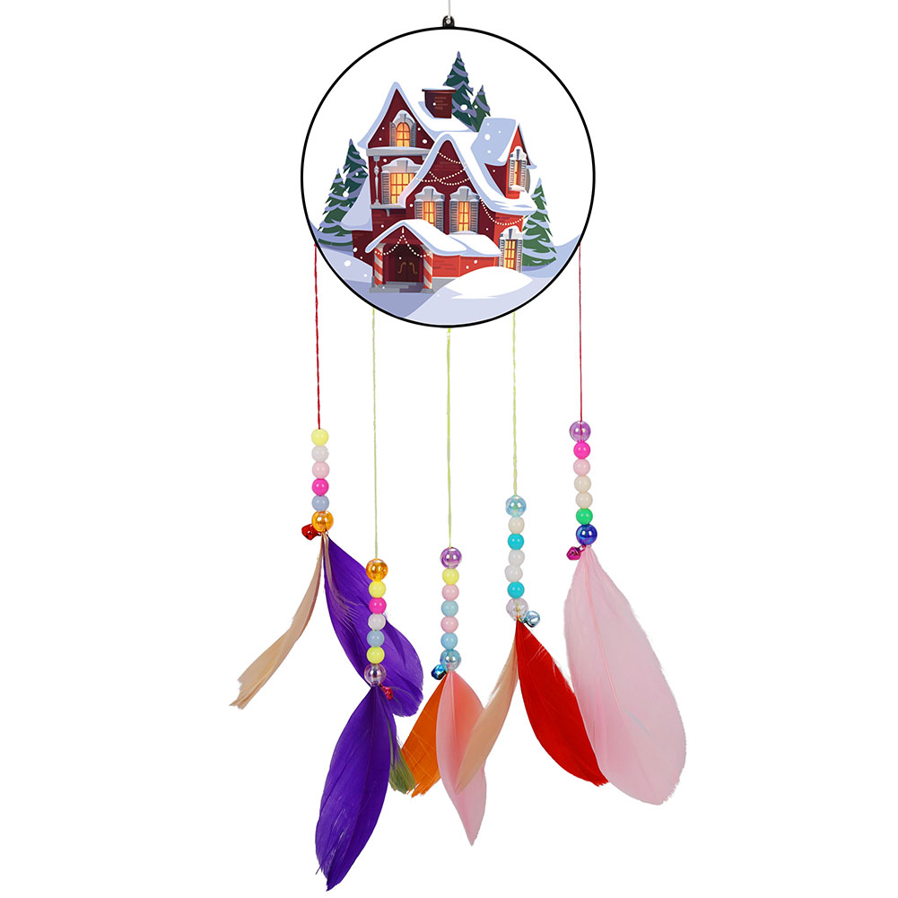 

Castle Acrylic Lucky Wind Chime - 5D DIY Craft Pendant, 501 Original