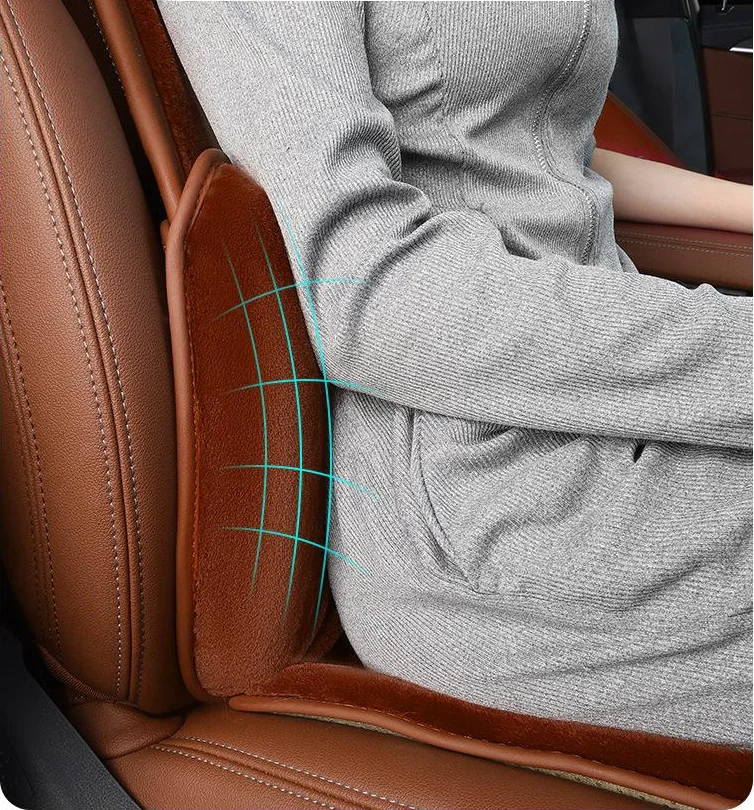New car seat cushion with velvet for winter and suitable for all seasons