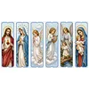 Landschaft 14CT 2 Strand Stamped Cross Stitch Bookmark Kit 30*50cm