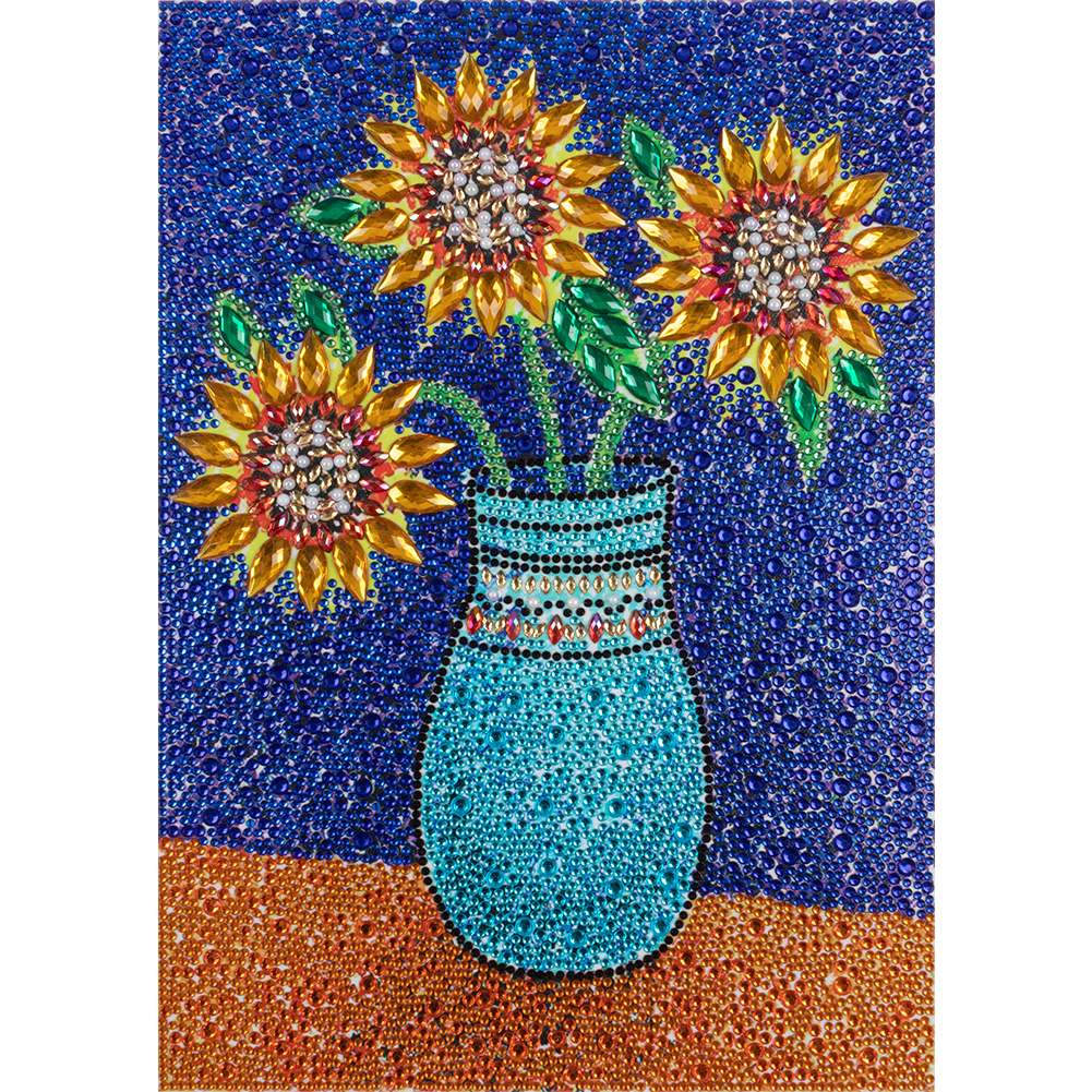 Crystal Sunflower 30*40cm(canvas) full beautiful special shaped drill diamond painting