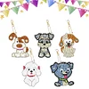 >SALE<5pcs Diamond Keychains Art Craft DIY Double-sided Kid Adult Gifts (YSGJ020)