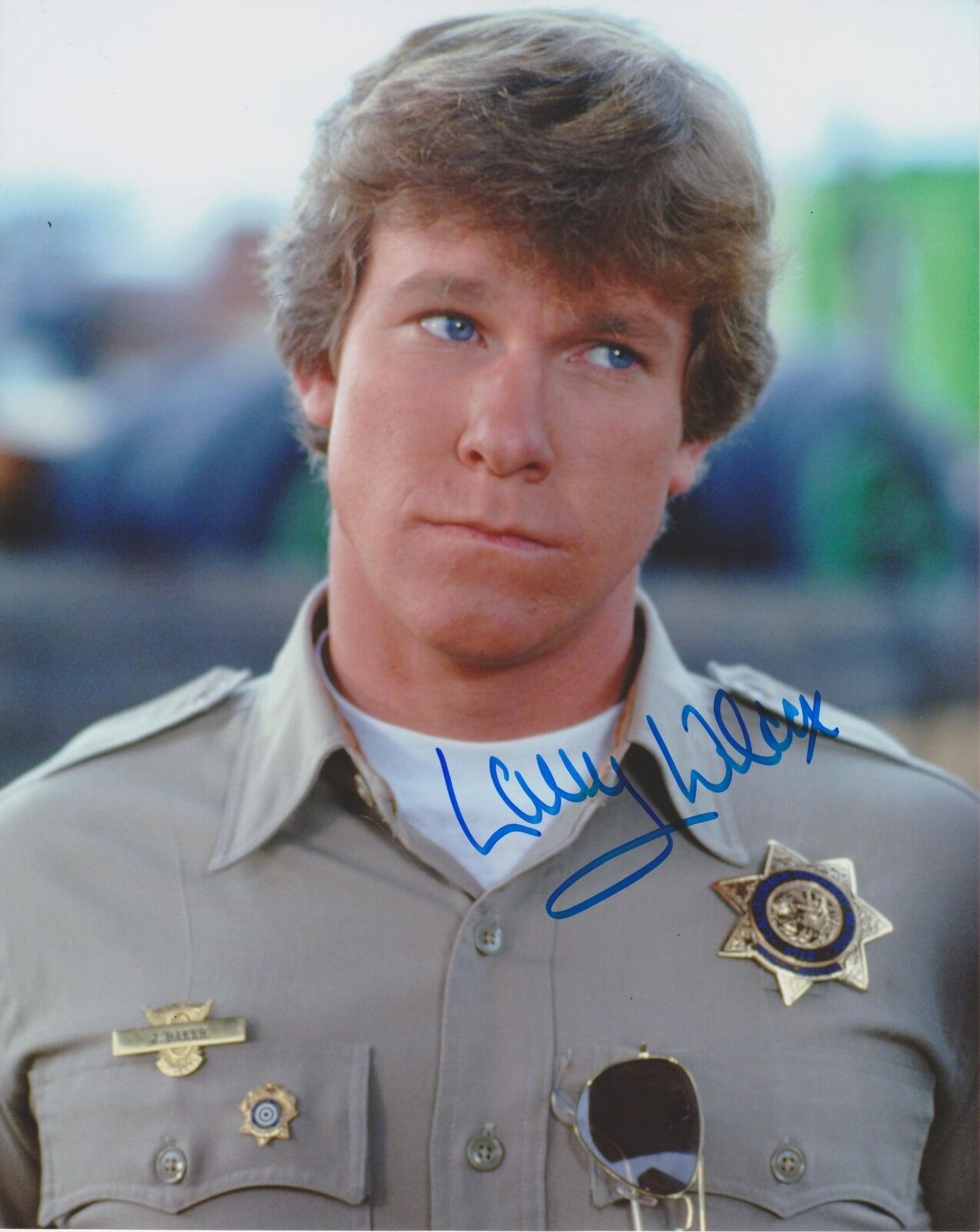 Larry Wilcox Signed 8x10 Photo Poster painting - CHiPs TV SERIES - RARE!!! #9