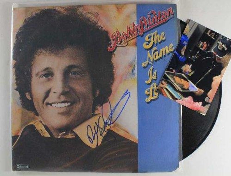 Bobby Vinton Signed Autographed The Name Is Love