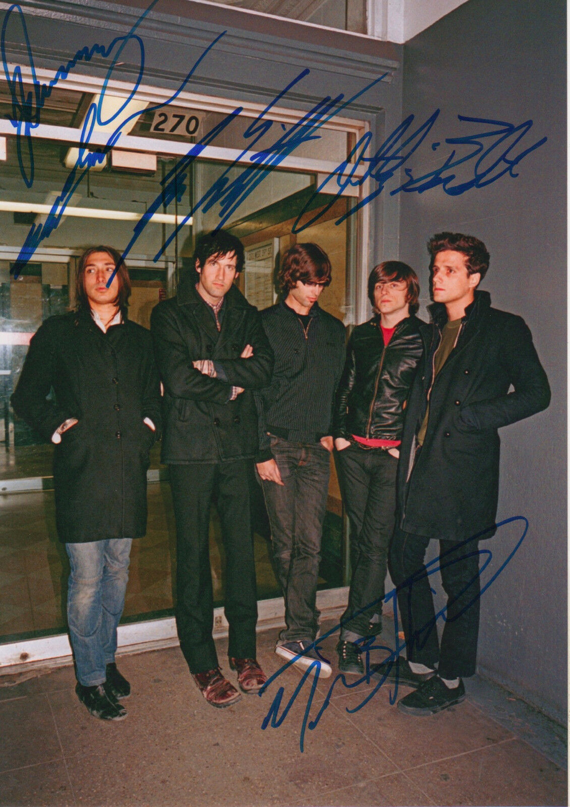 The Bravery signed 8x12 inch Photo Poster painting autographs