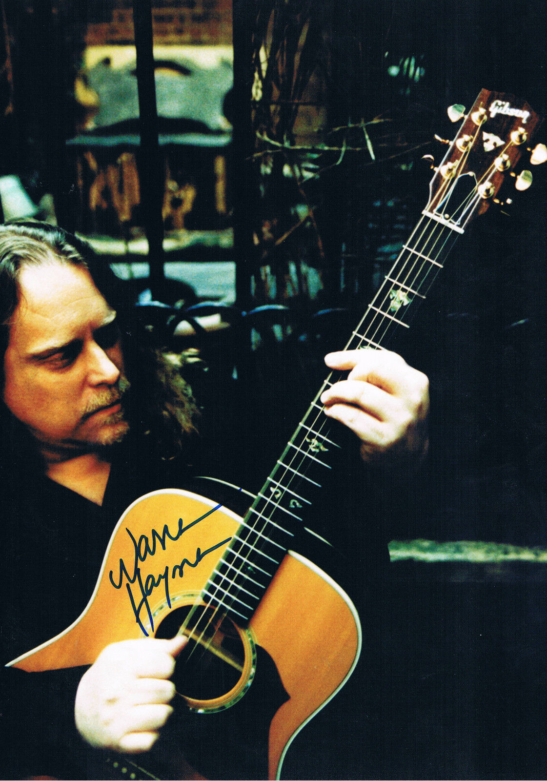 Warren Haynes 1960- genuine autograph Photo Poster painting 8x12