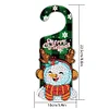 Christmas Snowman Diamond Painting Door Handle Hanging Sign Door Wooden Pendant Kit