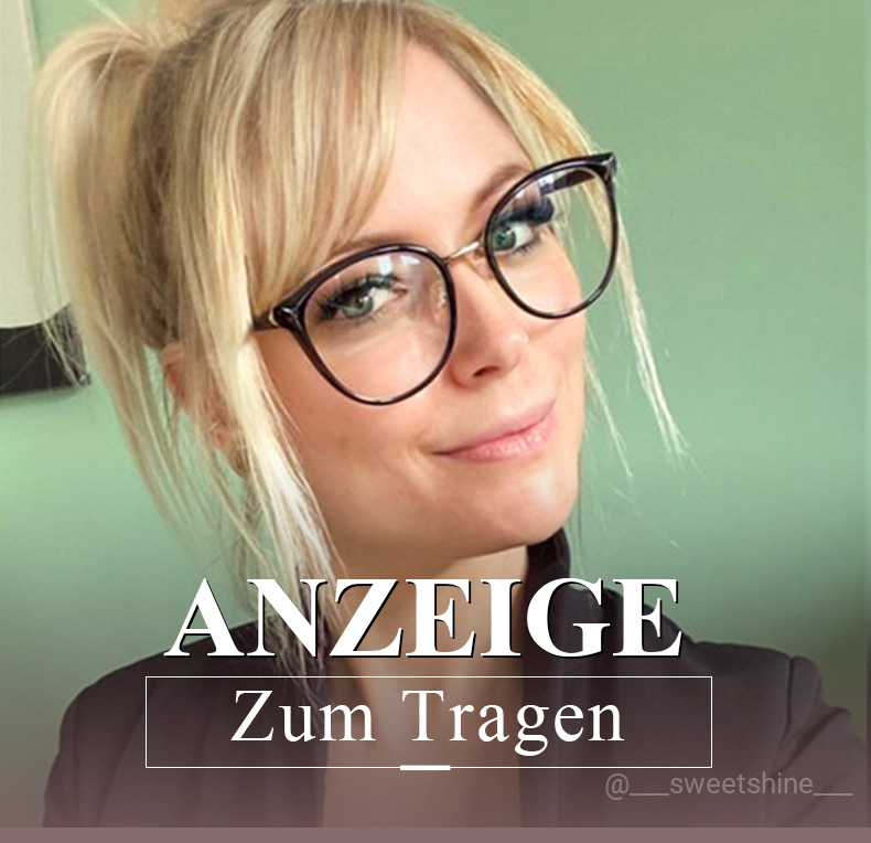 Zoe Schwarz Rund Brille