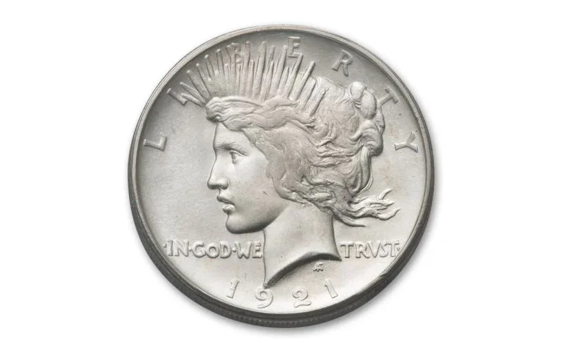 1921 High Relief Peace Dollar