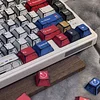 Comic hundred mixed light keycaps original height 136 keys full set of classic simple style mechanical keyboard keycaps