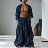 Men's Oversized Breathable Linen Pants by Inlyline