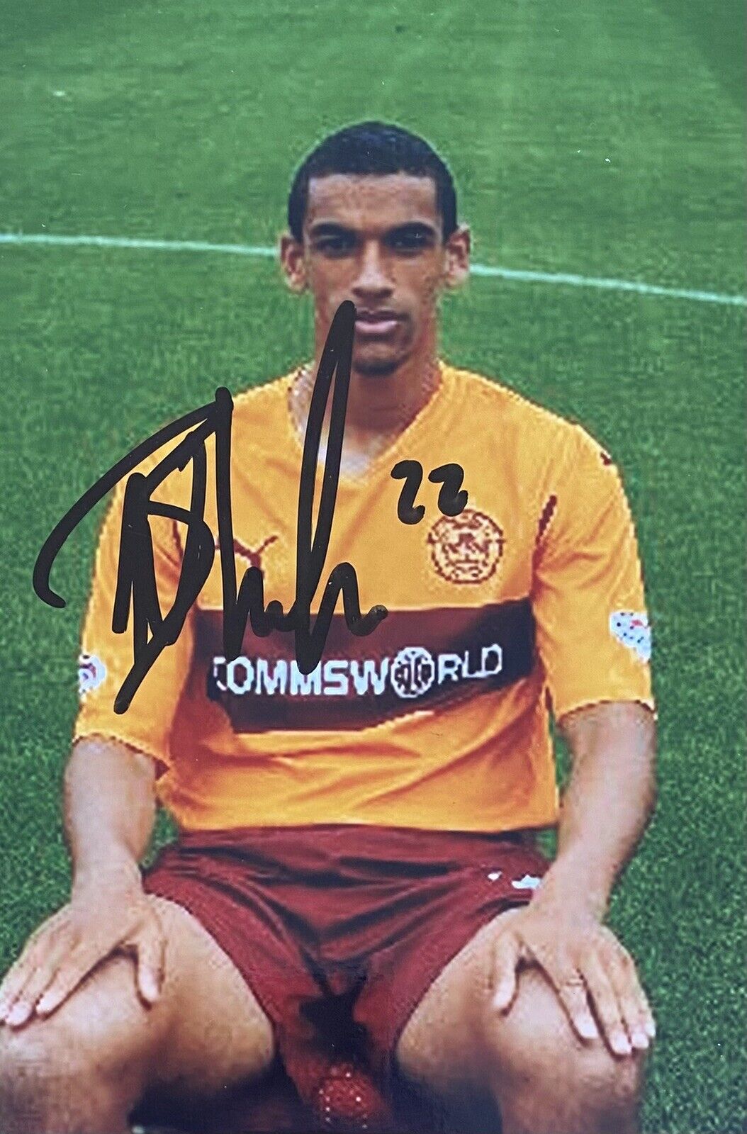 Nick Blackman Genuine Hand Signed Motherwell 6X4 Photo Poster painting