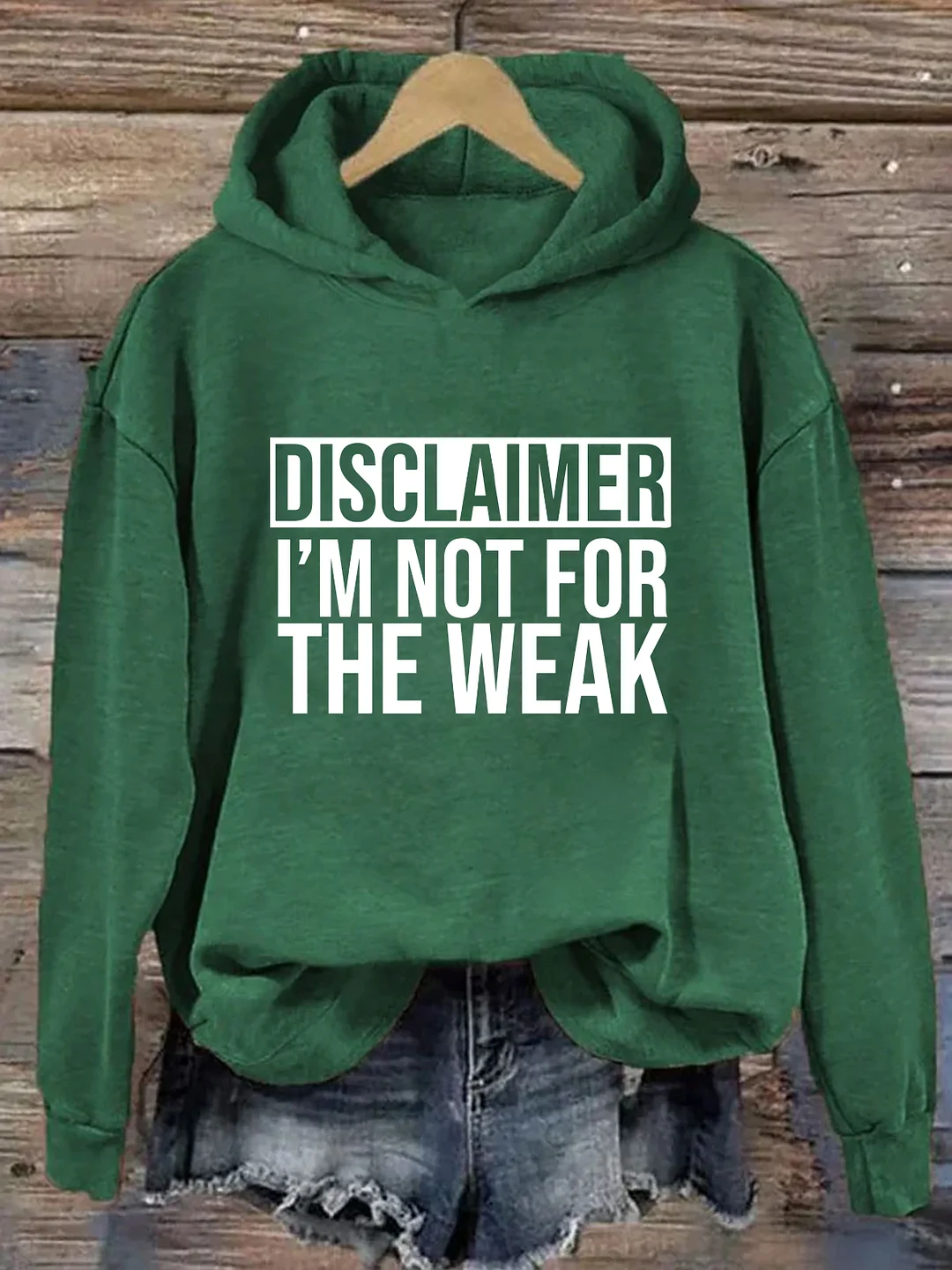 Disclaimer I'm Not For The Weak Hoodie