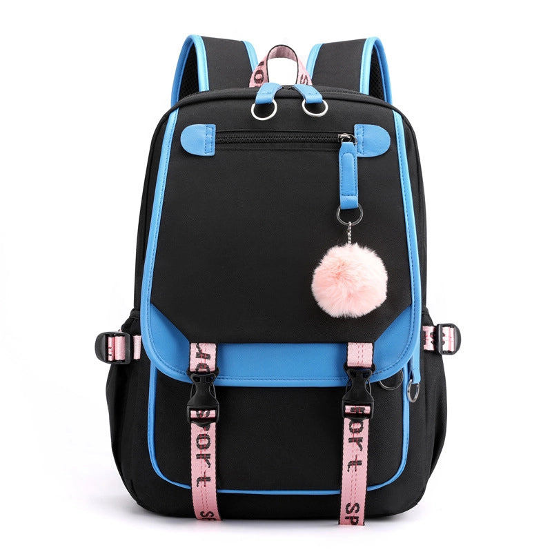Solid Color Holiday School School Backpack