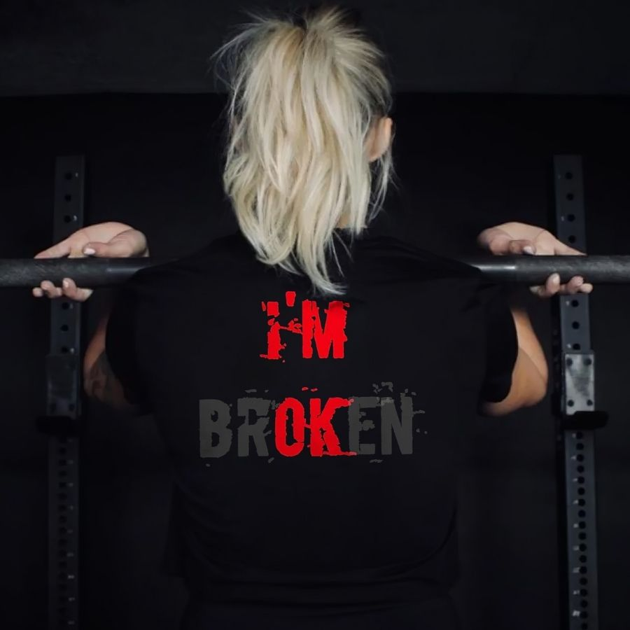 I'm Ok Printed Women's T-shirt