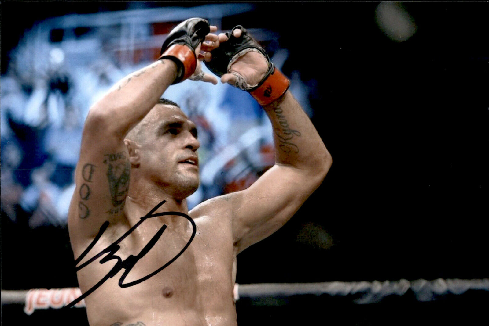 Vitor Belfort SIGNED 4x6 Photo Poster painting UFC MMA THE PHENOM