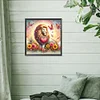 Diamond Painting-5D Full Round Drill Lovely Lion