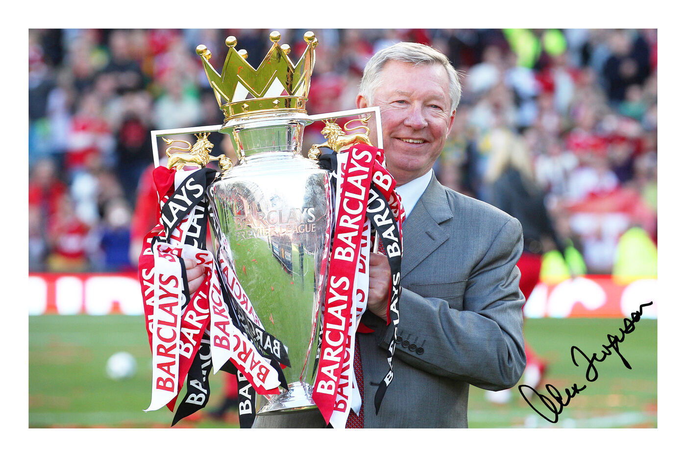 Sir Alex Ferguson Signed Autograph Photo Poster painting Print Manchester United Fergie Man Utd