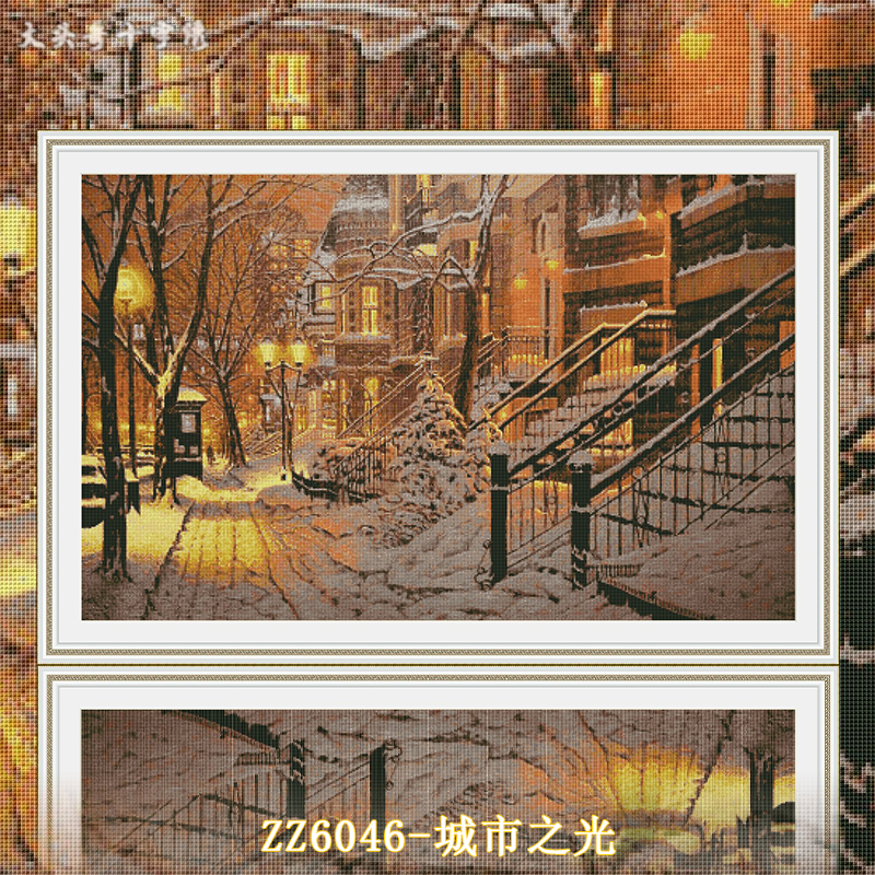[ZZ6046-City Light] Painting Fairy Cross Stitch