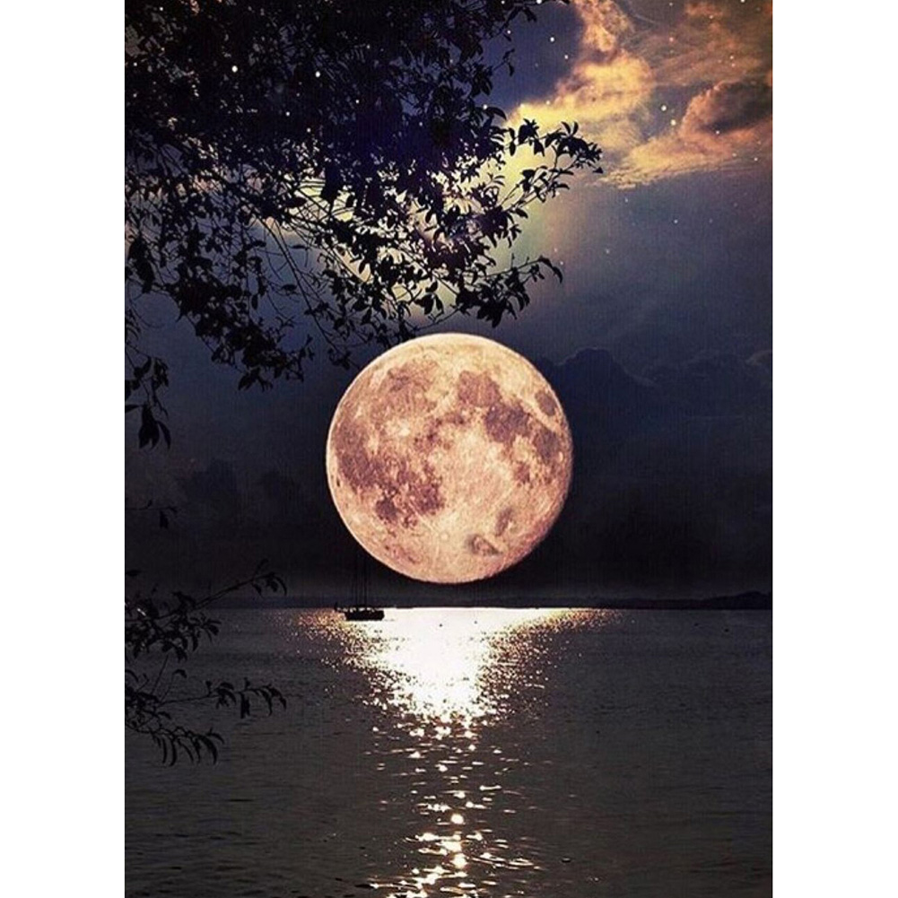 

Moon - Square Drill Diamond Painting - 40*30CM, 501 Original