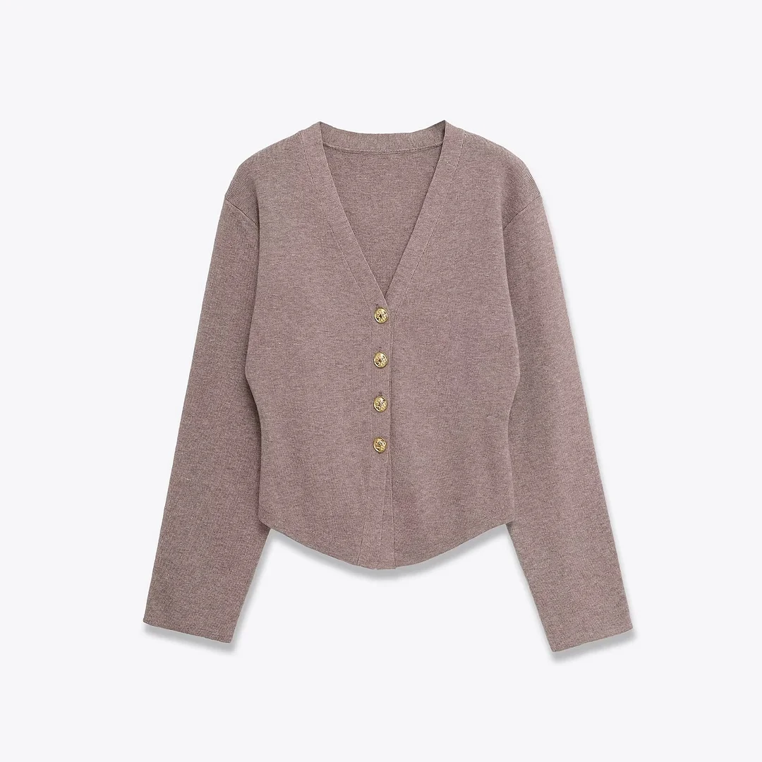 Nigikala Nigikala New Female Soft Button Coat 5039222 Soft Touch Wide Leg Pants 5039223