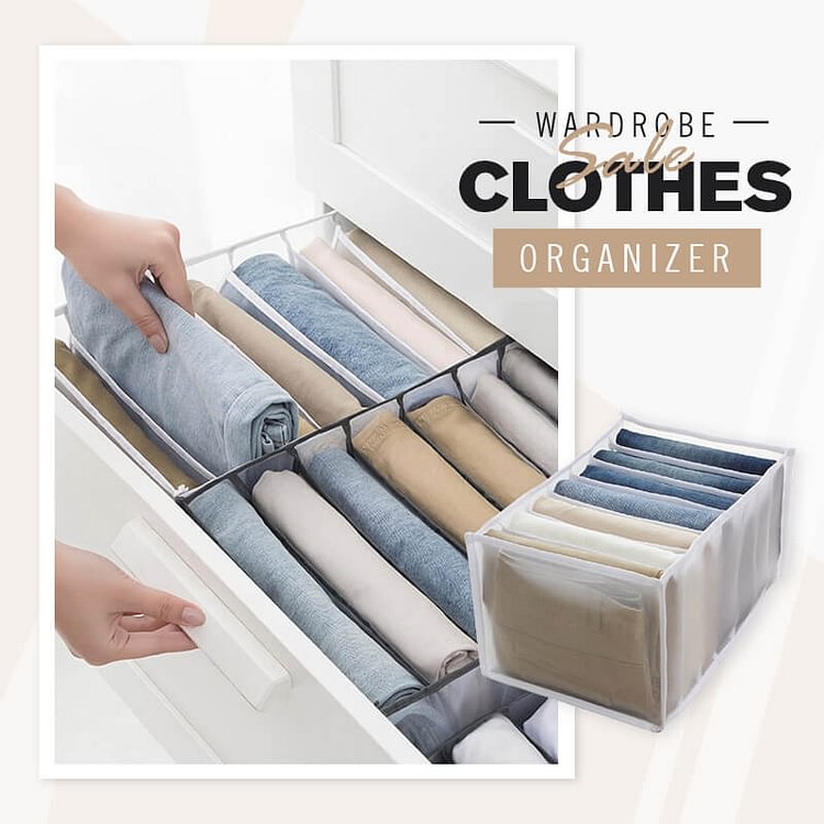 🔥Only $12.99 for 2PCS🔥Wardrobe Clothes Organizer