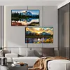 （2-Pack)Beautiful Landscape-Full Round Diamond Painting 70*40CM