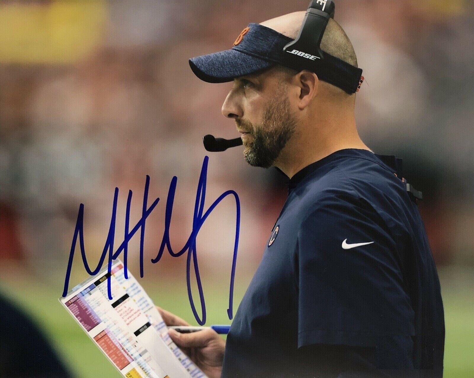 Matt Nagy Autographed Signed 8x10 Photo Poster painting ( Bears ) REPRINT