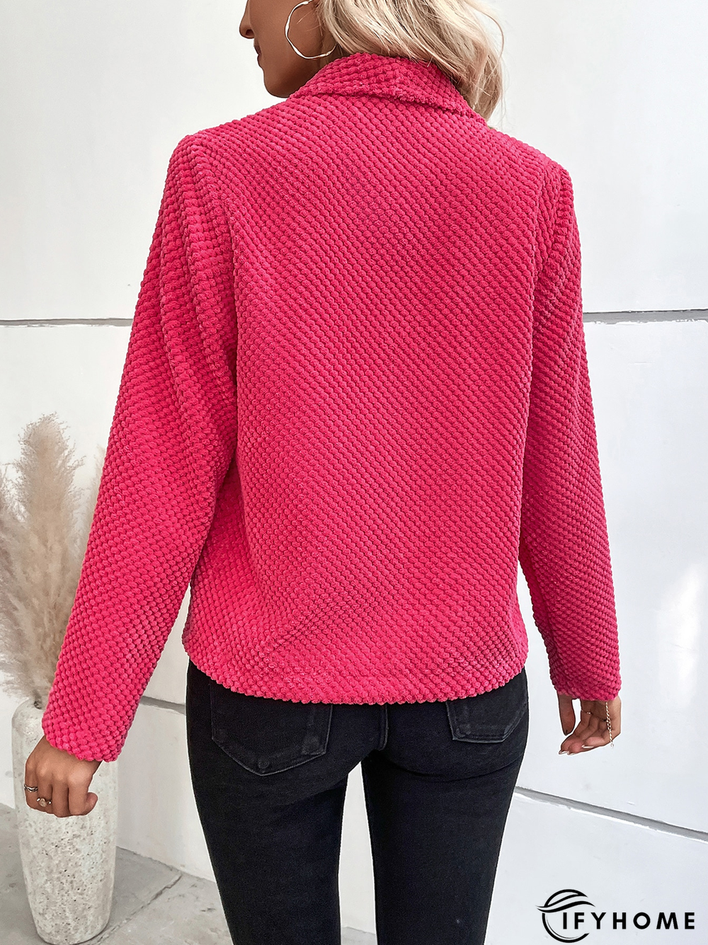 Shawl Collar Casual Jacket | IFYHOME