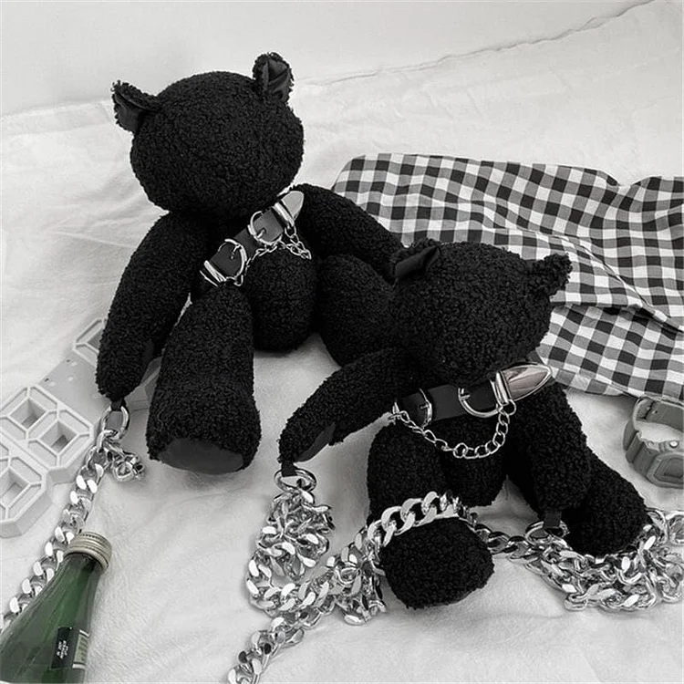Kawaii Cute Black Bear Bag SP416