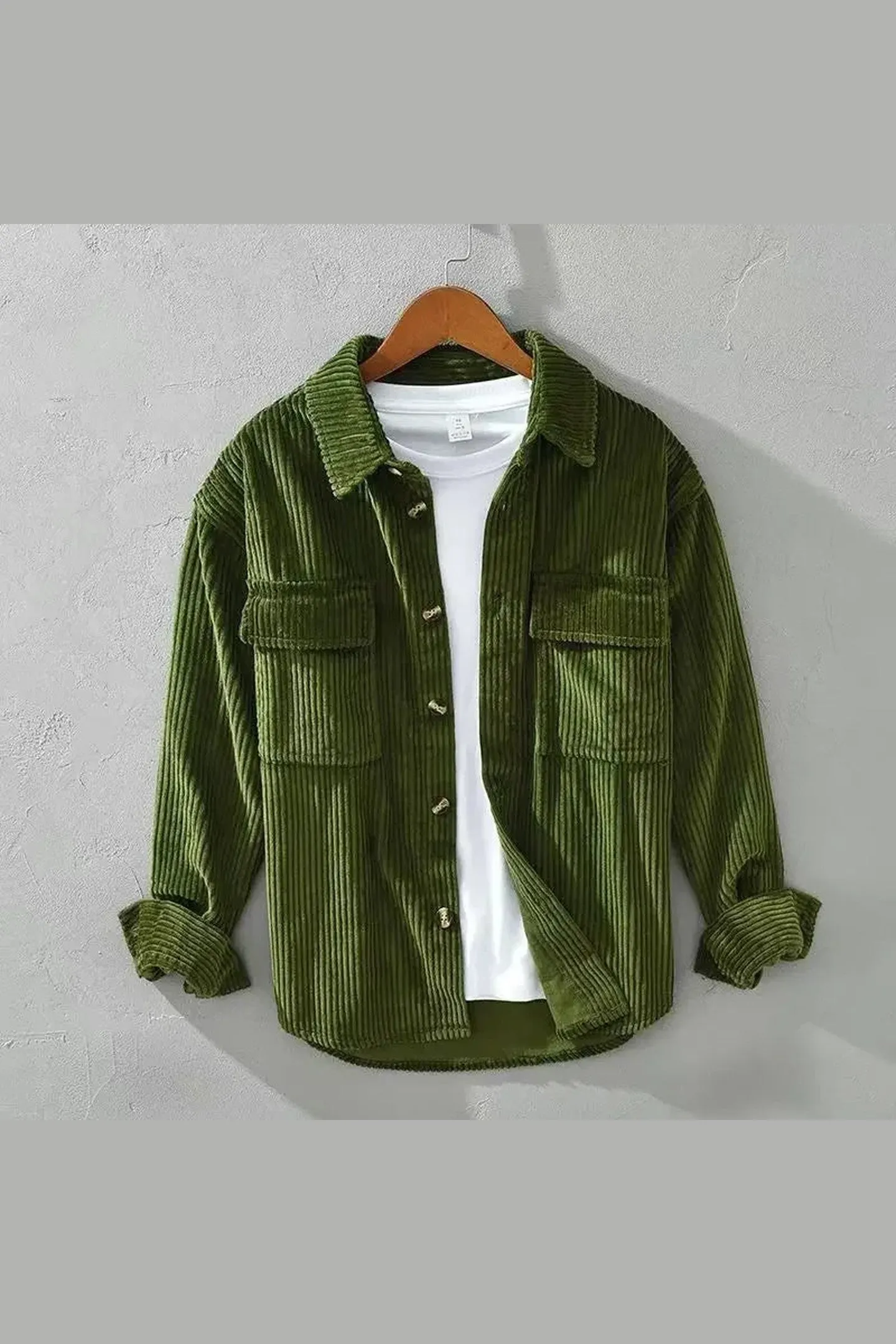 Men's Wide-Wale Corduroy Shirt &ndash; Relaxed Layering Overshirt
