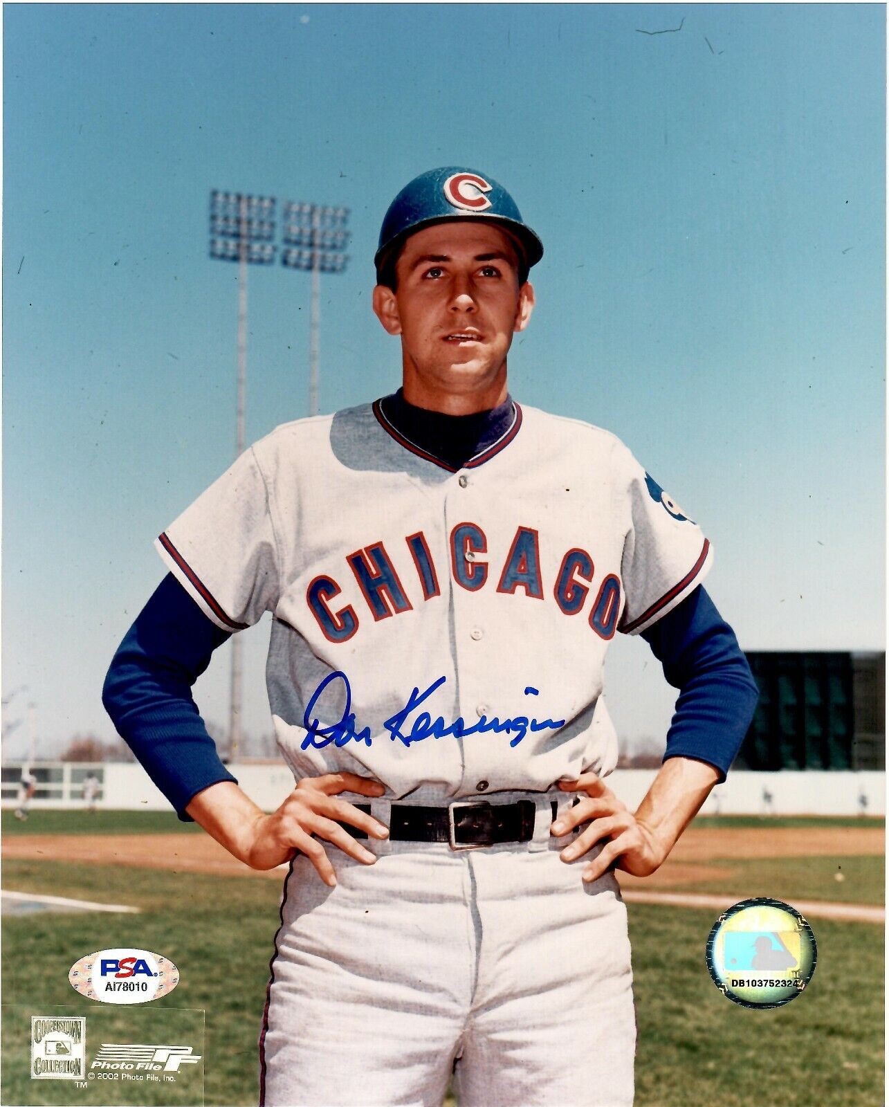 Don Kessinger autographed signed 8x10 Photo Poster painting MLB Chicago Cubs PSA COA