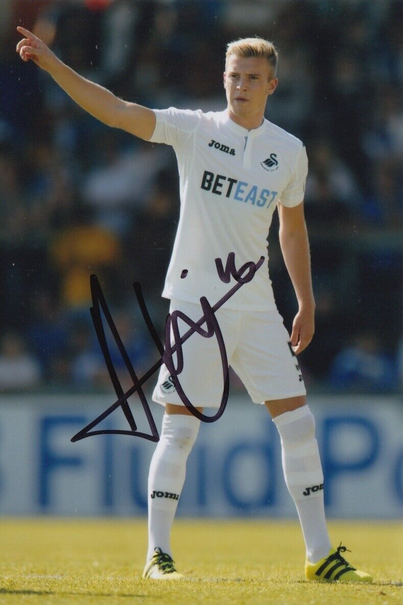 ADAM KING HAND SIGNED 6X4 Photo Poster painting SWANSEA CITY FOOTBALL AUTOGRAPH 1