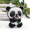 Bead Embroidery - Bamboo Panda Beaded Counted Cross Stitch Keyring