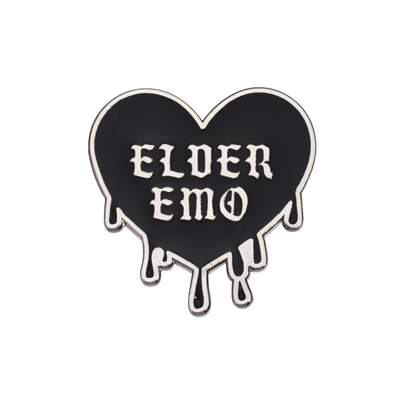 Cartoon Style Cowboy Style Artistic Pin Geometric Letter Heart Shape Alloy Stamping Stoving Varnish Plating Unisex Badge Brooches Collar Pin