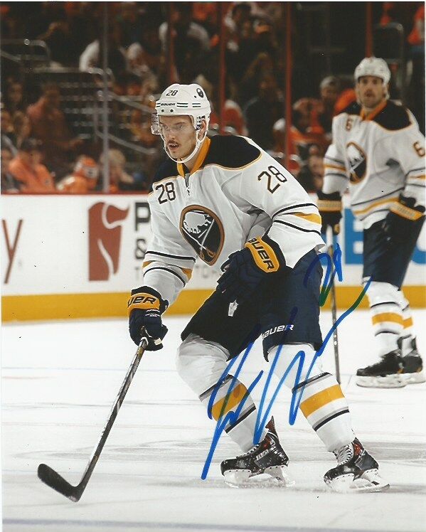 Buffalo Sabres Zemgus Girgensons Signed Autographed Photo Poster painting 8x10 COA