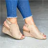 2020 New And Fashional Slingback Wedges Sandals