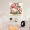 (US Only)Gnome Design DIY Bead Embroidery Kit 40x40cm 9CT Cross Stitch Kit for Home Decor