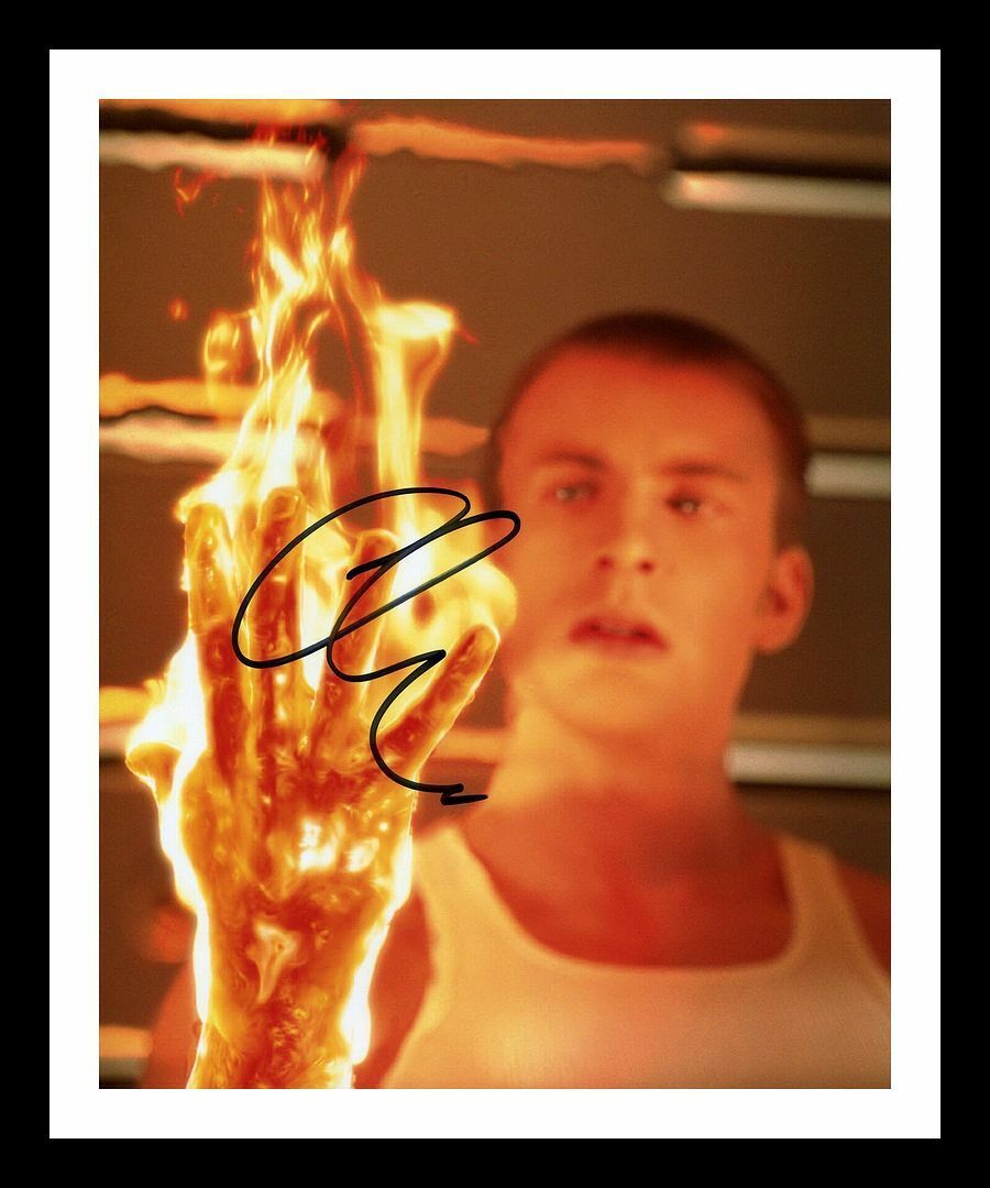 Chris Evans - Fantastic Four Autographed Signed & Framed Photo Poster painting 5