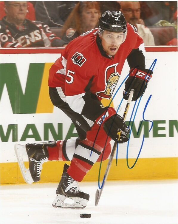 Ottawa Senators Cody Ceci Signed Autographed 8x10 NHL Photo Poster painting COA HH