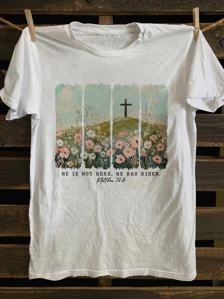 He is Risen Wildflower T-shirt