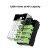Mini V Mount Battery 99W 14.8V 6689mAh with PD 60W USB-C Fast Charging, with DTAP,DC, USB-A,LEMO, LED Screen for Camera, Camcorder, Monitor, Video Ligh