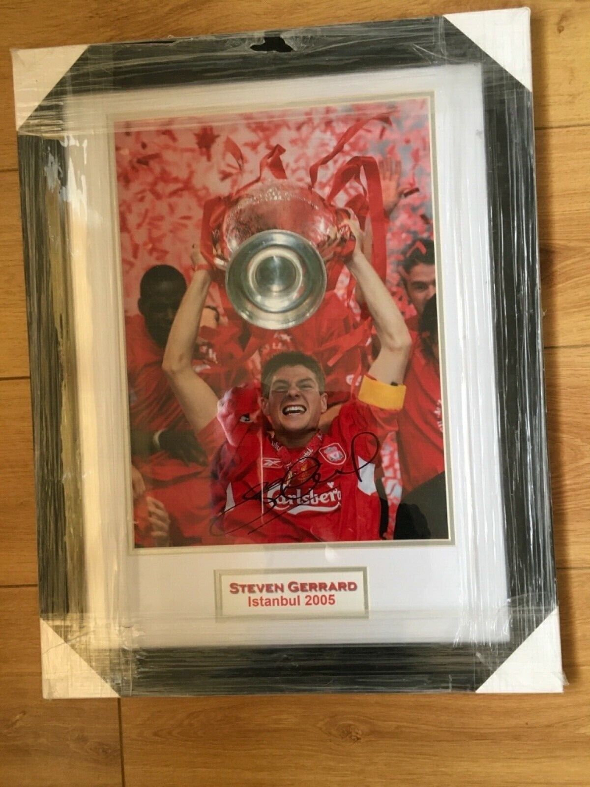 Legend Liverpool Steven-Gerrard-signed Photo Poster painting 16x 12 with frame